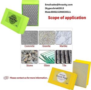 Tamponi per lucidatura a mano elettrolitici diamantati da 95*55mm tamponi per lucidatura in marmo tamponi per mani in granito lucidatura del vetro - Product Image 4