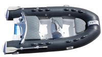Yacht de sport certifié CE Haohai 330 360 390, coque double en V profond, en fibre de verre, bateau de croisière à cabine ouverte