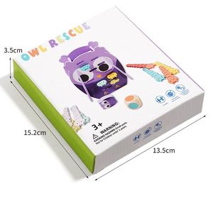 Améliore la coordination œil-main, jeu de stratégie amusant et interactif, jouet sensoriel d'empilage Owl Rescue - Product Image 6