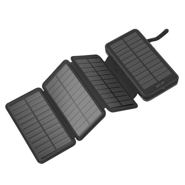 CE ROHS Certified 10000mAh/20000mAh Portable Wireless Foldable Solar Panel Double USB Micro USB Solar Mobile Power Bank
