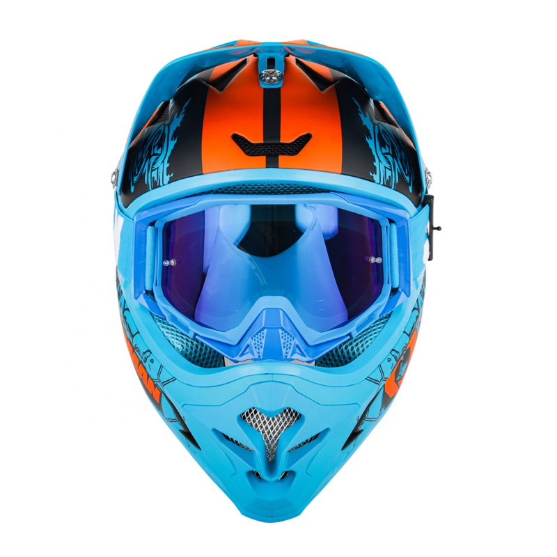 ゴーグル付き！ATV バイク オフロードヘルメット フルフェイスヘルメット 　Ｂ ゴーグル付き！ATV バイク オフロードヘルメット フルフェイス