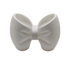 Support de brosses à dents en forme de nœud, organiseur de maquillage mignon, support de rasoir, impression 3D, double bac pour brosses à dents et dentifrice - Product Image 5