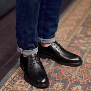 Men's <b>shoes</b> - British business formal leather <b>shoes</b> - wedding <b>shoes</b> - work leather men's lace-up casual <b>shoes</b> - large size - Product Image 4