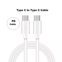 Câble de chargeur USB C 60W 30CM en cuivre pur pour Samsung S20 S9 S8 pour Xiaomi pour Huawei iPhone 12 13 14 à utiliser avec des écouteurs