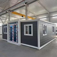 Maisons conteneurs modulaires 10ft 20ft 40ft, démontables et portables, avec conception respirante pour jardins, chambres et espaces de vie