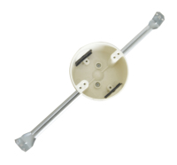 Nouvelle boîte électrique homologuée ETL en PVC, boîte de jonction en plastique, boîte de sortie pour clous en pouces cubes, composé de moulage en vrac