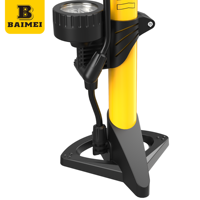 Pompe à main en acier BAIMEI pour gonfler les pneus de vélo avec manomètre 160 PSI, écologique, légère et durable, étanche pour vélos