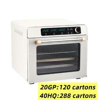 Four à convection électrique intelligent à commande vocale 50L, contrôle par bouton tactile, boîtier métallique, température des tubes supérieur et inférieur indépendante, usage domestique