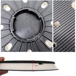 ถาดเครื่องเจียรแบบ OEM (โครงเครื่อง) แผ่นรองหลังเครื่องขัด แผ่นรองบัฟเฟอร์ 6 นิ้ว คุณภาพพรีเมียม แบบตีนตุ๊กแก สำหรับ RO 150 EFQ RO 125 EFQ - Product Image 5