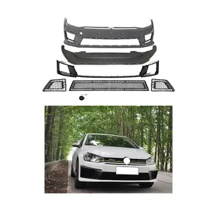 Suku Cadang Otomotif Bumper Depan R400 Kit untuk Volkswagen GOLF 7 MK7 2013-2017 Upgrade VW GOLF 7 R400 Body Kit