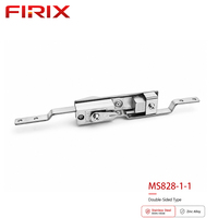 Serrure à cylindre réversible verrouillable en acier inoxydable MS828-1-1 avec commande par tige |   Poignée de porte encastrée multipoints