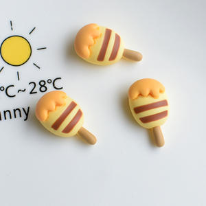 Yellow Anime Cartoon Series <strong>Honey</strong> Bear Cute Resin <strong>Charm</strong> for Junk Cases DIY Hair Clip Shoe Flowers Accessories Decoration - Product Image 4