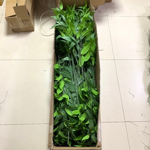 LO-1276 <span class=keywords><strong>Tige</strong></span> de verdure artificielle imprimée en 3D, Lys et <span class=keywords><strong>Bambou</strong></span>, 100 cm, Feuilles de Dracaena Reflexa artificielles pour Mariage et Aménagement Commercial - Product Image 3