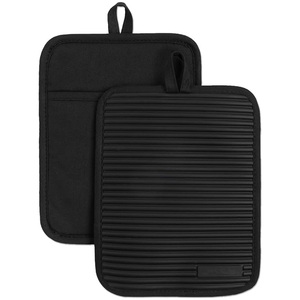 Manchon de four en <span class=keywords><strong>silicone</strong></span> souple côtelé, résistant à la chaleur, antidérapant, compatible micro-ondes et four - Product Image 1