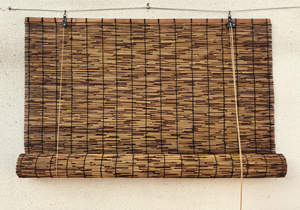 Stores en roseaux enroulables pour fenêtres, 80*240cmH, stores en roseaux naturels pour la décoration de la véranda, stores rétro pour l'intimité - Product Image 2