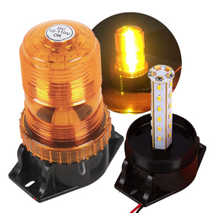 ไฟสัญญาณหมุน LED สีเหลืองอำพัน ไฟสัญญาณกระพริบสีเหลืองอำพัน - Product Image 6