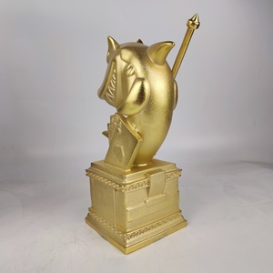 30cm <span class=keywords><strong>di</strong></span> squalo Poker personalizzato metallo resina oro artigianato trofeo coppa Business Poker fondo concorso regali premi Souvenir - Product Image 4