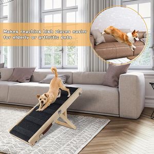 מתכווננת mdf ו אורן כלב עץ אורן עבור כלבים קטנים מחצלת מתיחה עבור מיטת בית לחיות מחמד מסוגנן עבור סלון - Product Image 5