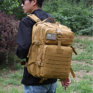 Tactical Backpack 45L Large Capacity Waterproof Outdoor Hiking Backpack Camouflage Military Style Unisex - Product Image 3