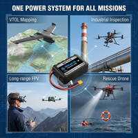 Pack de batteries industrielles pour drones 6S2P 10Ah 21.6V INR 21700 sans balais 100A pour VTOL, cartographie, inspection de lignes électriques, longue autonomie, personnalisable OEM