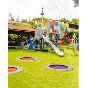 Fournisseur de Guangzhou <span class=keywords><strong>Trampoline</strong></span> Fitness de haute qualité aire de jeux extérieure pour parc enfants équipement de jeux de plein air - Product Image 2