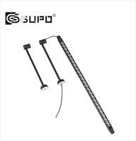 Spot LED encastré orientable anti-éblouissement pour vitrine à bijoux, vitrine en verre, présentoir sur pied long, éclairage de vitrine de galerie