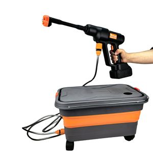 Pistola de agua de alta presión Topdong de 4.5 bar con flujo ajustable y tanque de refuerzo para limpieza de coches y hogares - Product Image 2