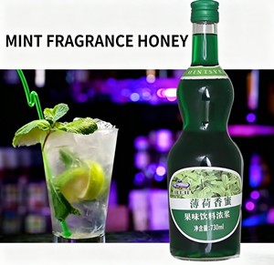 <span class=keywords><strong>Sirop</strong></span> aromatisé à la <span class=keywords><strong>menthe</strong></span> Anran en gros, bouteille de 730 ml, concentré aromatique pour cocktails, boissons gazeuses glacées et colorants - Product Image 2