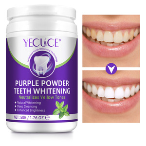 Poudre blanchissante <span class=keywords><strong>pour</strong></span> <span class=keywords><strong>les</strong></span> <span class=keywords><strong>dents</strong></span> YECUCE OEM, 50g, nettoyage en profondeur, améliore la luminosité, dissimule <span class=keywords><strong>les</strong></span> taches, neutralise le jaune, fabrication sur mesure - Product Image 4