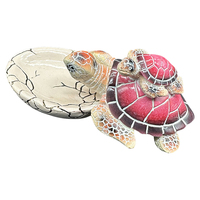 Statue de tortue 3D personnalisée, best-seller, décoration d'intérieur, souvenir touristique, figurine en résine, cadeau d'anniversaire, design océanique