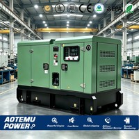 Générateur diesel silencieux 30KW 50KW 100KW 50Hz 400V avec grand réservoir de carburant, alternateur sans balais DSE7320 ATS pour alimentation de secours industrielle