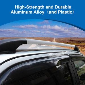 <span class=keywords><strong>Porte</strong></span>-bagages de toit de voiture en aluminium avec autocollant, haute capacité de charge, ajustement universel, taille personnalisable - Product Image 5