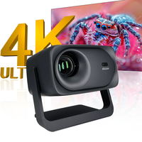 Proyector 4K Más Reciente 1400 CVIA 360° Full HD Para Cine en Casa Con Corrección Automática Wifi Mini Proyector 4K Android