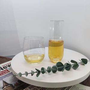 Vasos de Plástico PET Transparentes, Ecológicos e Irrompibles para Bodas, Fiestas y Bares, para Whisky, Vino y Cócteles de 10/12/16 oz - Product Image 6