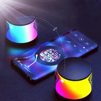 Altavoz Portátil Inalámbrico Bluetooth para Juegos, con Subwoofer de Rango Completo, Luces LED, HiFi, Resistente al Agua, Estéreo, para Exteriores, Venta al Por Mayor