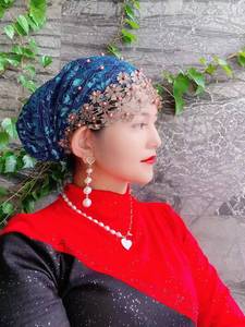 Customized women's headscarf, new design, silky elastic pullover, Muslim undercap, cross-border ethnic <b>hat</b> - Product Image 4