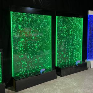 Decorative bubble wall <b>led</b> water in acrylic panel water bubble lamp bubble water wall <b>bar</b> - Product Image 1