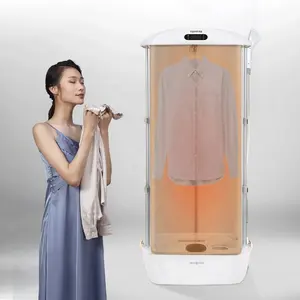 1500w household remote control fast drying led display perfuming collapsible portable hang iron uv steam clothes dryer