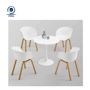 Kinh doanh phòng tiếp tân bảng màu xám trắng đá vuông Top + Matte đen kim loại cơ sở cuộc họp Bàn cà phê thiết lập - Product Image 4