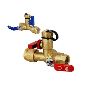 Kit Valvola <span class=keywords><strong>per</strong></span> <span class=keywords><strong>Scaldabagno</strong></span> Istantaneo 3/4 IPS Personalizzato - Ottone con Valvola di Sicurezza - Product Image 1