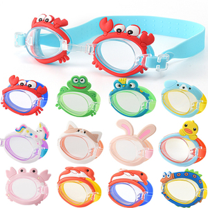 Gafas de natación impermeables con forma de animal de dibujos animados a prueba de niebla y herméticas para niños y niñas, artículos de natación para principiantes - Product Image 6