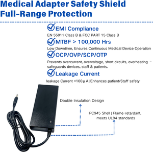 Myixi myixi 12V 7A 32V 2500mA 80W AC DC ADAPTER điện AC 100-240V Đen DC 42V 2A 24V 3.5A 84W cho CCTV Camera - Product Image 4