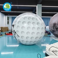 Modèle de balle de golf LED lumineuse personnalisable gonflable publicitaire gonflable pour les décorations d'événements sportifs commerciaux interactifs