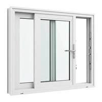 Ventana Corredera de Aluminio con Rotura de Puente Térmico, Certificación NFRC, Eficiencia Energética, Doble Acristalamiento Low-E, Garantía de 5 Años para EE. UU.