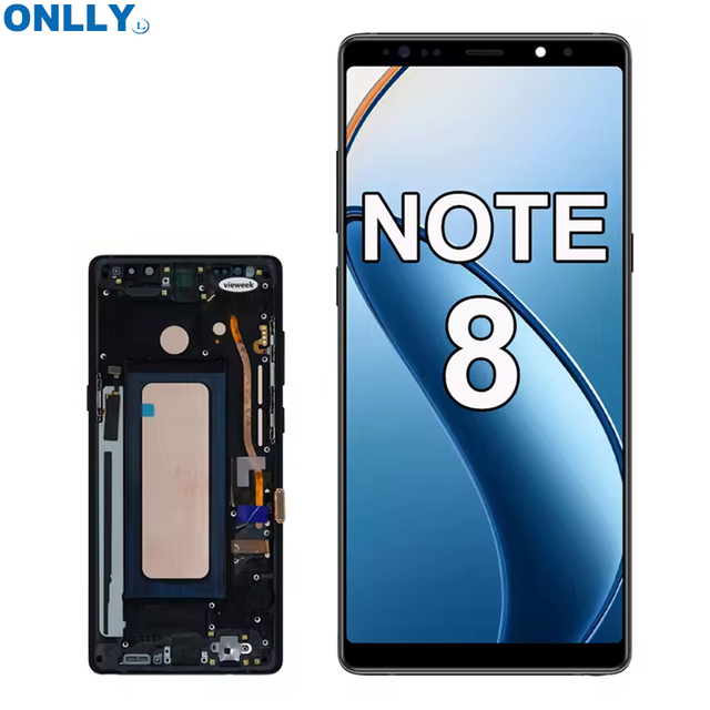 AMOLED for Samsung Galaxy Note 8 LCD SM-N950 Digitizer Touch Screen W/ Frame N950F N950U, LCD for SAMSUNG NOTE 8