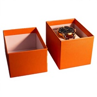 Boîte cadeau en papier pour montre avec logo personnalisé pour l'emballage d'un ensemble cadeau de montre