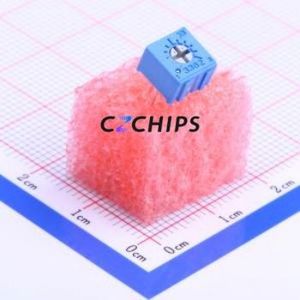 ตัวต้านทาน/โพเทนชิโอมิเตอร์แบบปรับได้สำหรับ3362P-1-504LF ผ่านชิ้นส่วนรู (THT)-3P, ตัวต้านทาน7x6.6มม. 500Kohm 10% 500 100PPM/℃ - Product Image 1