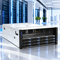 Server AI GPU Berkinerja Tinggi dengan 8 GPU Lebar Ganda, CPU Xeon Scalable Ganda, Memori DDR5, Server Rak Enterprise