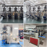 Machine de remplissage et de scellage verticale automatique avec peseuse multi-têtes pour l'emballage de granulés alimentaires de 500g, 1kg, 5kg