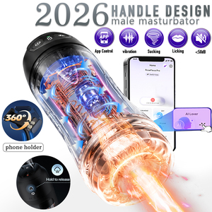 Masturbateur masculin puissant <span class=keywords><strong>à</strong></span> succion, jouets sexuels pour hommes, machine <span class=keywords><strong>à</strong></span> fellation <span class=keywords><strong>à</strong></span> vibration automatique, godet de masturbation transparent, articles pour adultes - Product Image 1